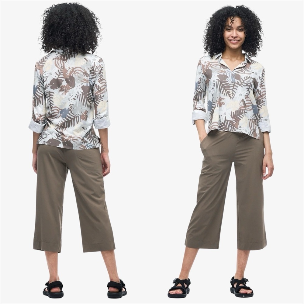 INDYEVA Frivola Long Sleeve Shirt Size Small